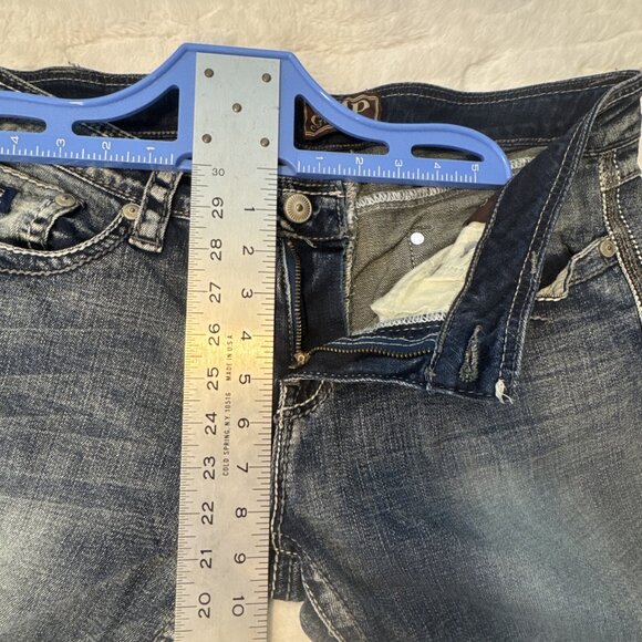 Stylish Cowgirl Tuff Women's Distressed Bootcut Denim Western Style 30x32 READ* - Picture 12 of 16